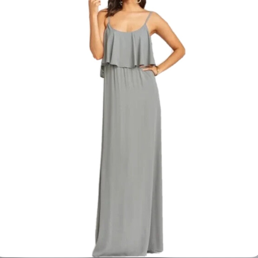 Show Me Your MuMu Gray Maxi Skirt